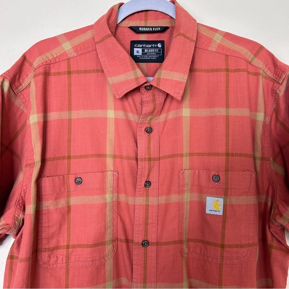Rugged Flex Relaxed Fit
Light Weight Short Sleeve Plaid Shirt
Carhartt Sz XL - Picture 5 of 10